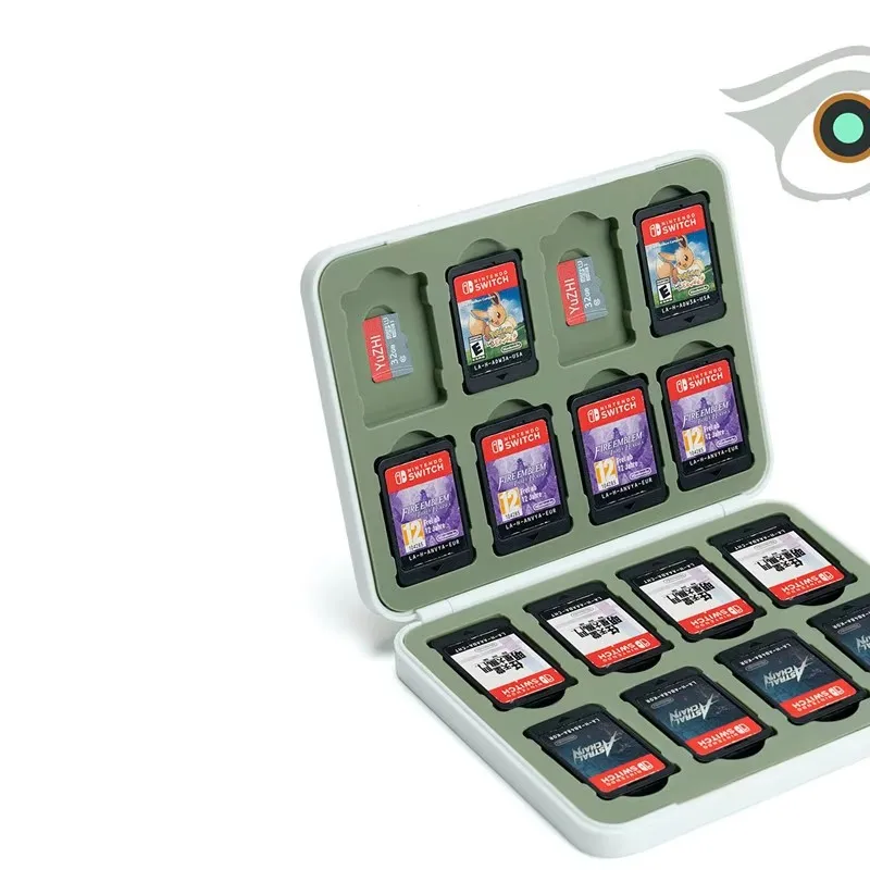 حافظة بطاقات للتبديل/OLED صندوق تخزين بطاقات الألعاب غلاف مغناطيسي واقي لبطاقات الألعاب حافظة لعبة الممالك الدموع
