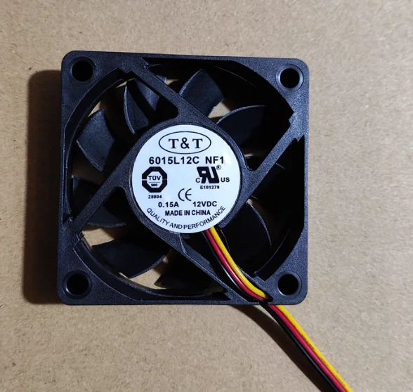 

3PCS Fan FOR AGE06015F12H 12V 0.24A 6015L12C -NF1 DC12V 0.24A 6CM 6015 60*60*15MM NEW ,New