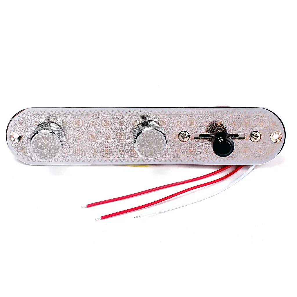 

1pcs Guitar 3 Way Wired Loaded Prewired Control Plate Harness Knobs for TL Tele Telecaster Guitar Parts & Accessories