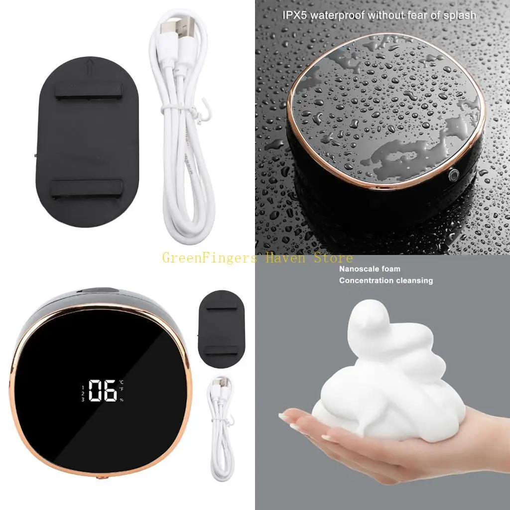 

F68D Easy Установка настенных настенных дозаторов для мыла бесконтактные датчики USB.