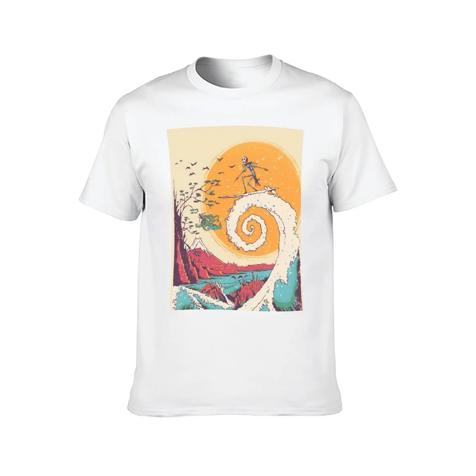 Koszulka Surf Before Christmas męska koszulka graficzna koszulka z nadrukiem personalizowane koszulki męskie zestaw koszulek bawełnianych