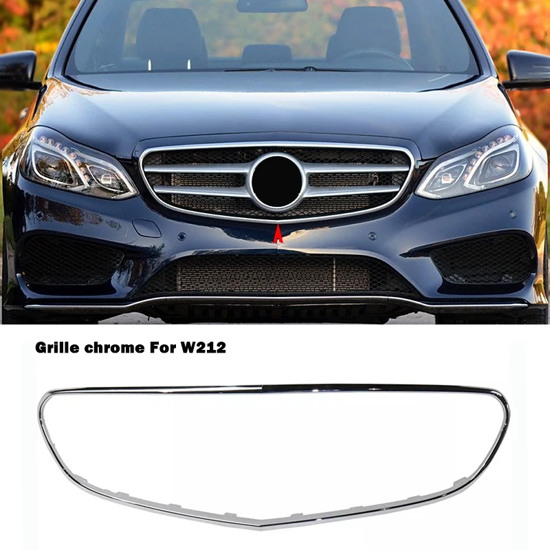 

Передняя решетка радиатора Хромированная накладка A 2128852574 Для Mercedes Benz E Class W212 E350 E400 E200 2013 год