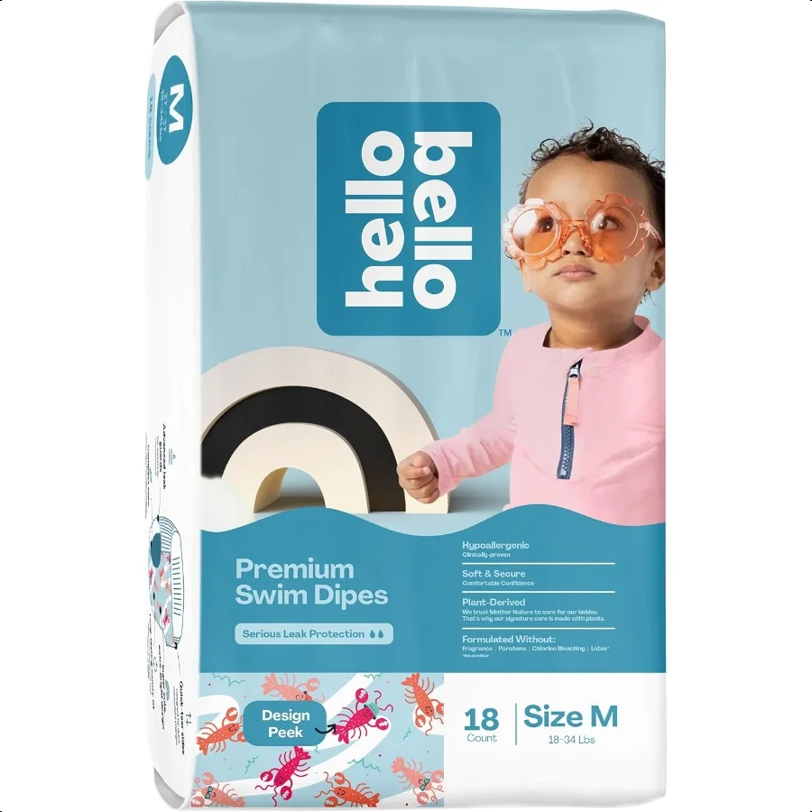 

Premium Swim Diapers I Affordable and EcoFriendly Swim Dipes for Babies and I Size Medium Diaper Size 45