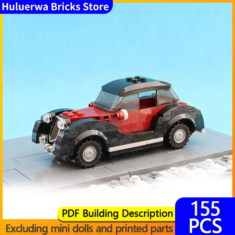 

Модель скоростного гоночного автомобиля MOC, строительные кирпичи, классический винтажный автомобиль, модульная технология, детские праздничные подарки, сборные игрушки, костюм