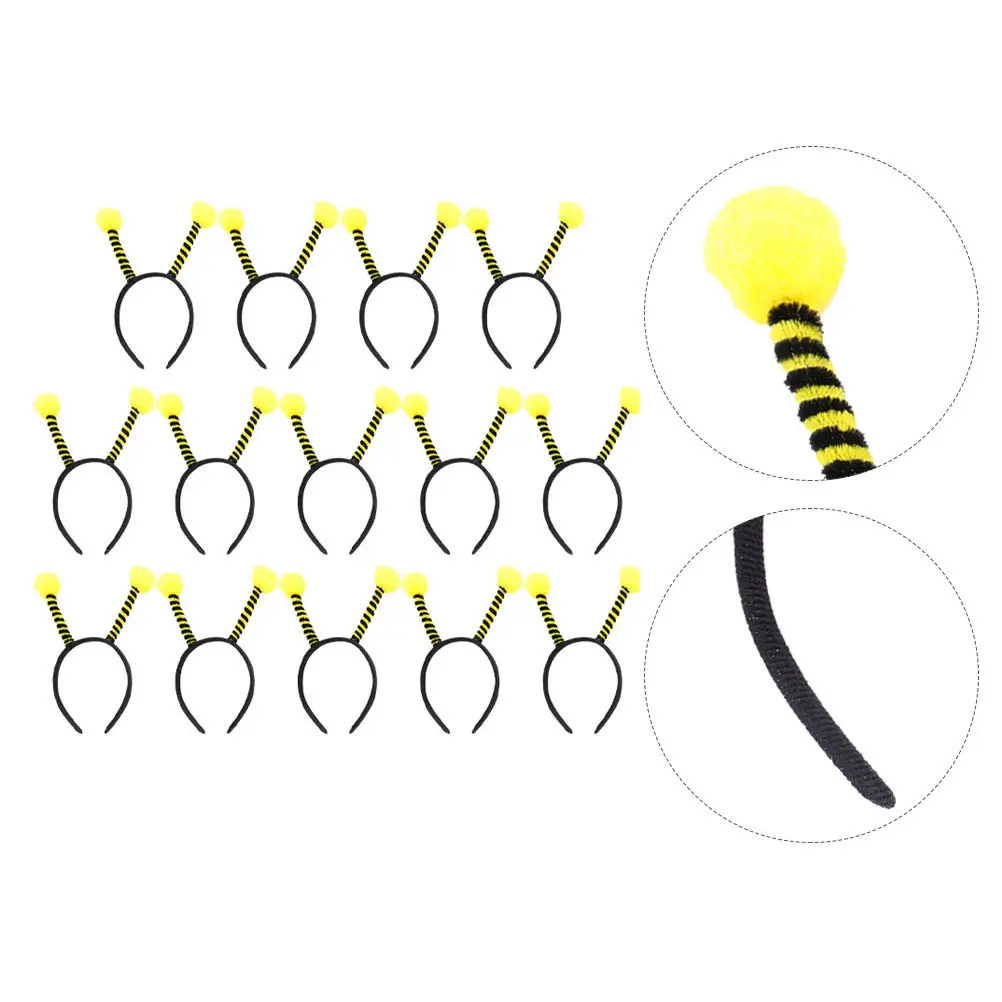 

14Pcs Bee Antenna Headbands Unique Delicate Design Party Festival Hair Hoops Creative Cosplay Hair Accessories for Women Girls