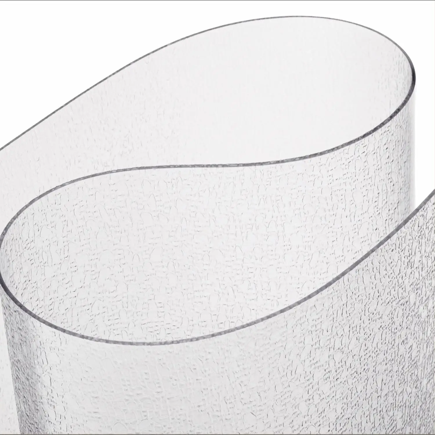 

Clear Table Protector, Usa Made, Safe, 28 X 72 Inch, 2Mm Thick Clear Pebble Textured Vinyl, Clear Table Cover For Dining Room
