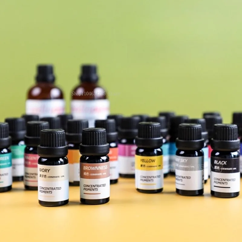 10ml Scented Candle Liquid Dye High Concentration No Sediment Pigment DIY Handmade Candle Decoration Coloring Oil-soluble Dyes