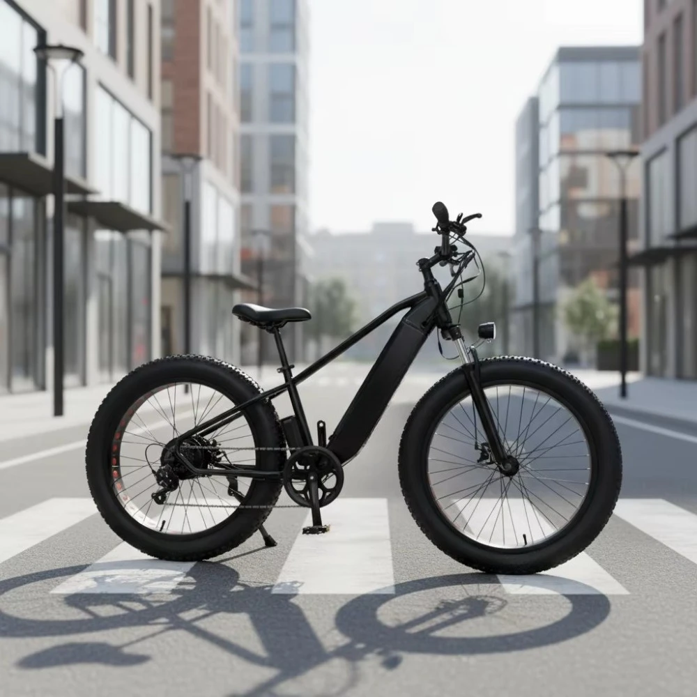BR Hot Selling Electric Bicycle 500W Electric Fat Tire Bike High Carbon Steel Bici Elettrica E Bike Electric Bike Adult