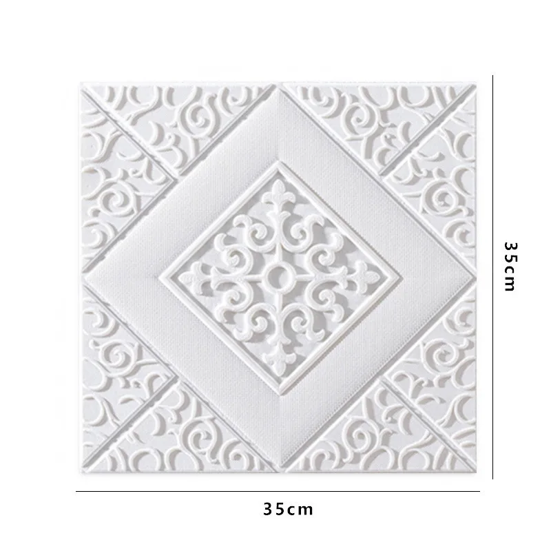 Creative 3D Wall Panel Sticker Furniture Ceiling Decor - Easy Install Soundproof Thick Wallpapers Home Decor for Living Room