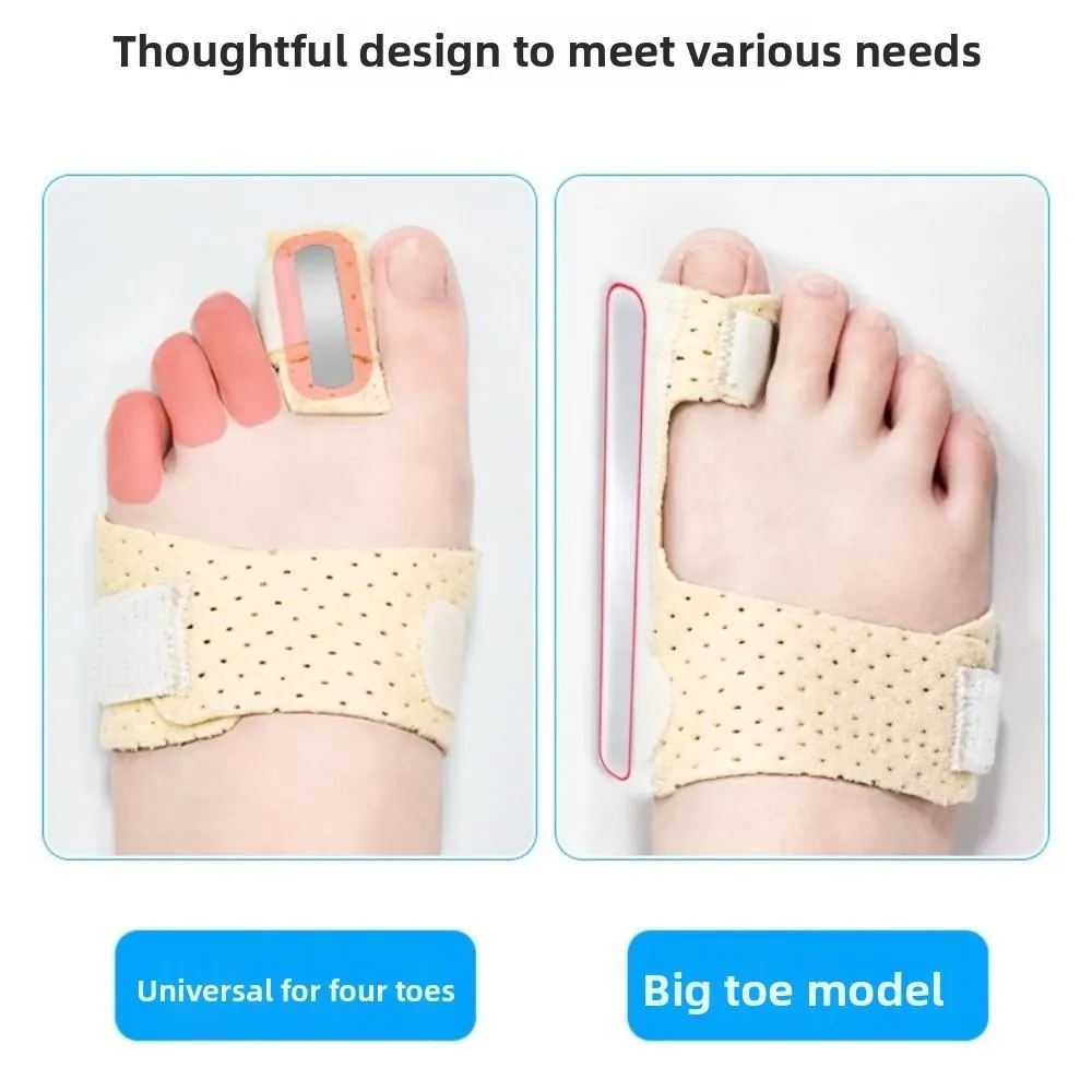 Adjustable Bunion Corrector Band Metal Reinforcement Breathable Big Toe Straightener Dislocation Fracture Universal
