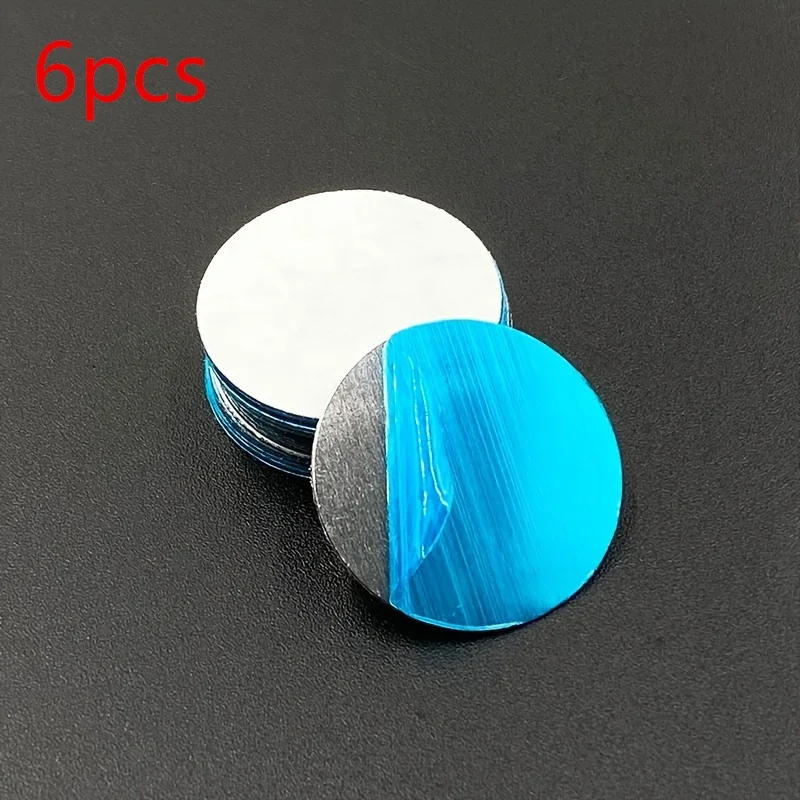 

6 шт. новые магнитные клейкие пластины для креплений для телефонов – круглые и прямоугольные магнитные аксессуары для подставок для телефонов