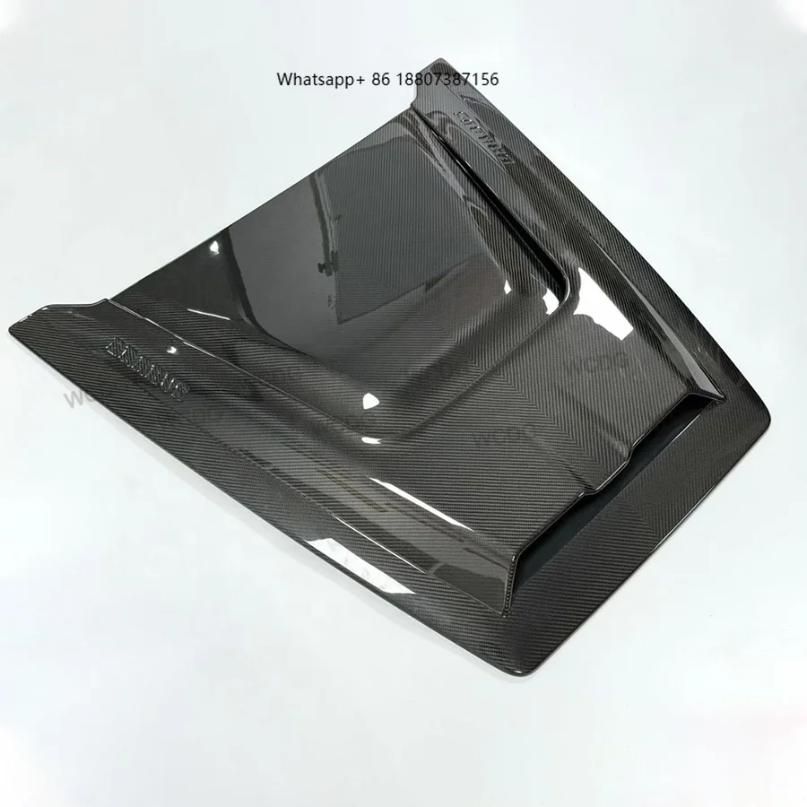 

Для Mercedes-Benz G-класса W465 G63 B800 B900 2025+ Новая карбоновая накладка на воздухозаборник капота в стиле B, элемент обвеса кузова автомобиля