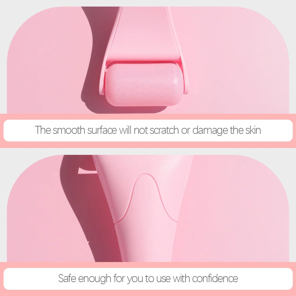 Gezichtsmassage Roller Roze Ijs Koud Kompres Gereedschap Draagbare Gezicht Massager Huidverzorging Levert Mini Roller Voor Vrouwen