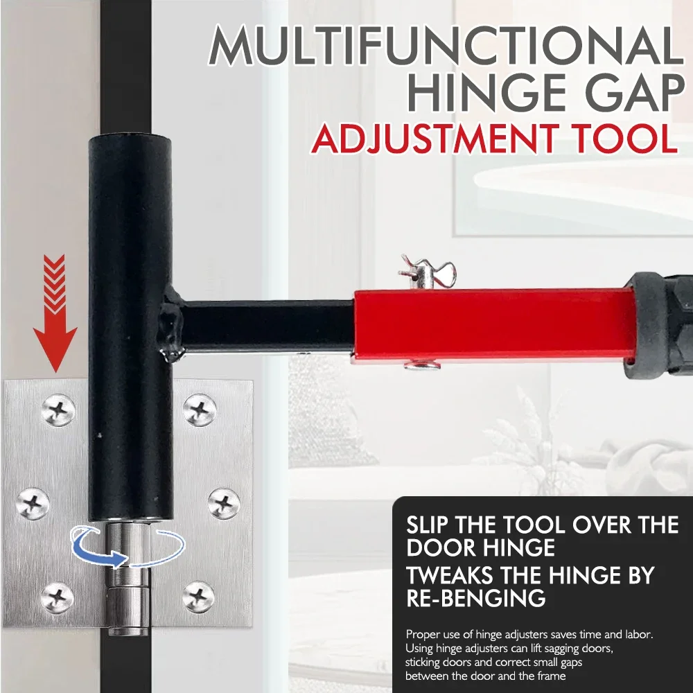 Door Hinge Wrench Kit Door Hinge Adjustment Tool 14/19/23/25mm Precision Tool Set With Replacement Hinge Wrench Heads
