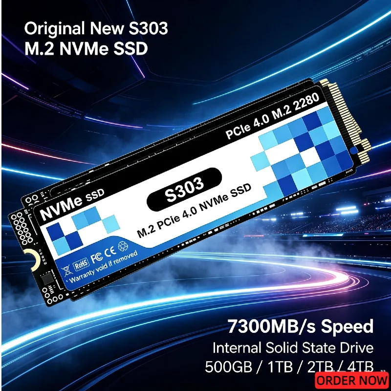 M.2 Nvme 4Tb Pcie 4.0 Ssd - S303 M.2 NVMe SSD PCIe 4.0