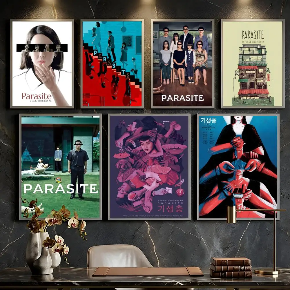 Parasite Korean Movie Poster --HD-- Self-Adhesive Waterproof High-Toughness Universal Wall Decor