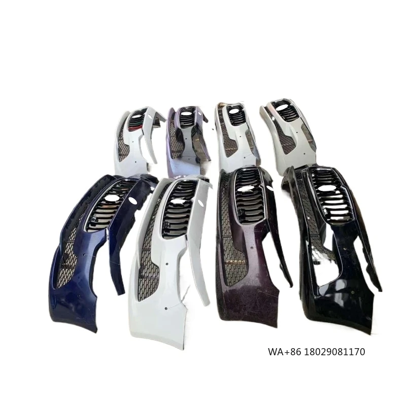 طقم الجسم لمجموعة الجسم الخلفية سهلة التركيب ABS البلاستيك المصد الأمامي الأمامي غطاء الحاجز استبدال ترقية المستخدمة #1