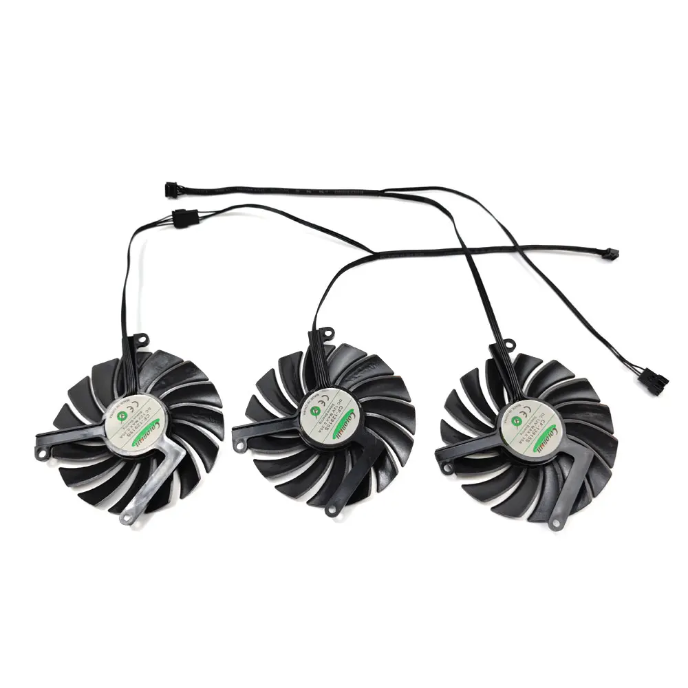 Ventilador de refrigeração do cartão video cf-12915s, rtx 3080, 3070, ichicl x4, para inno3d, rtx 3080, ti, rtx 3090, ichild x4, grupo 3fan/1