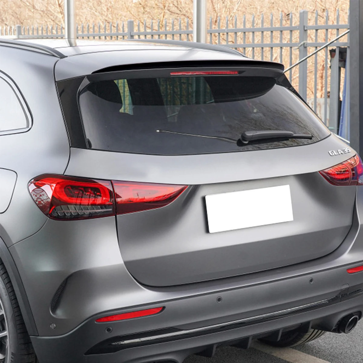 Alerón Trasero para Mercedes-Benz Clase GLA H247 GLA35 GLA45 AMG 2020-2021, Alerón Trasero para Techo de Coche, Moldura para Maletero