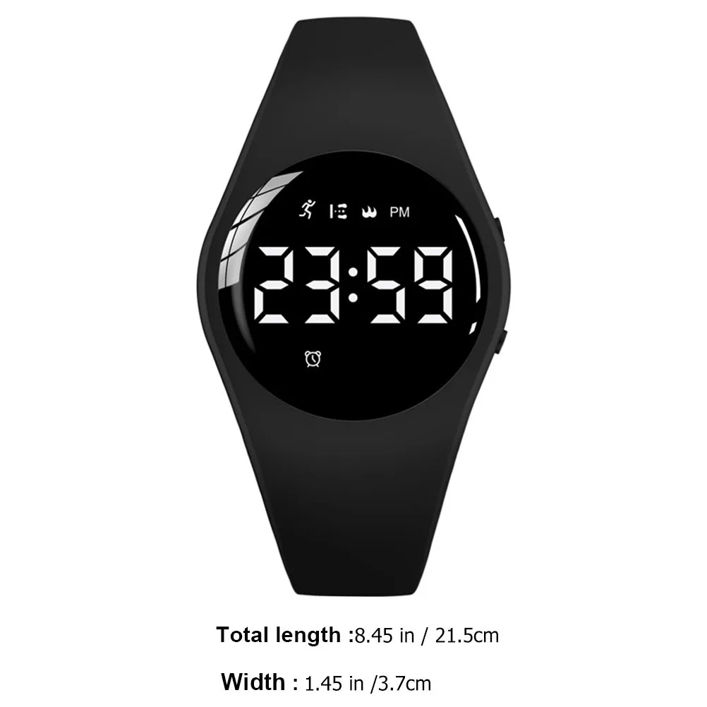 Smartwatch with Screen Vibrating Clock Alert Smooth Adjustable Strap for Sports Watch Daily Use