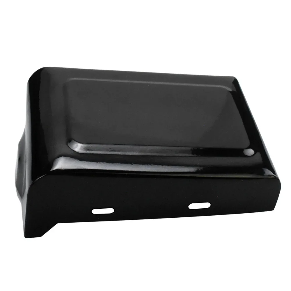 Motorcycle Battery Cover Guard Left Right Side Gloss Black For Harley Dyna Street Bob 2006-2014 Fat Bob Super Glide 2006-2017