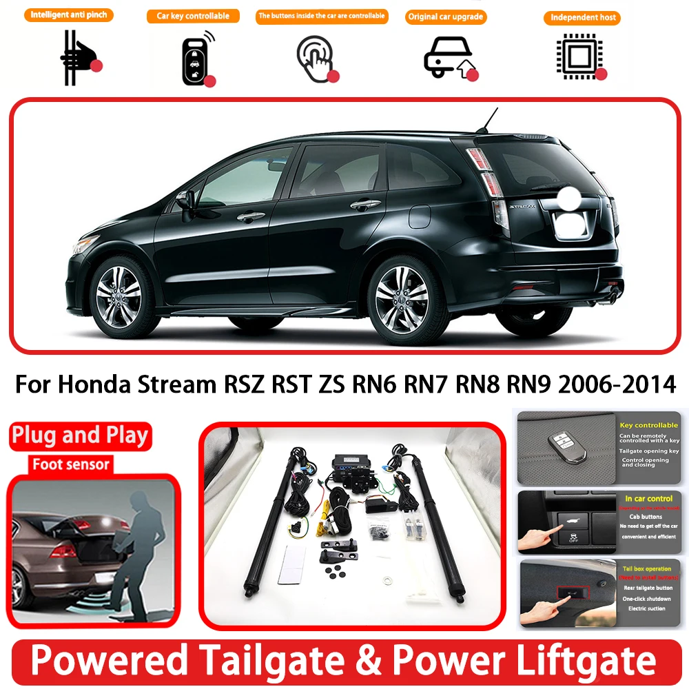 for Honda Stream RSZ RST ZS RN6 RN7 RN8 RN9 2006-2014 OEM Auto Powered Tailgate Power Liftgate Rear Trunk Opener System