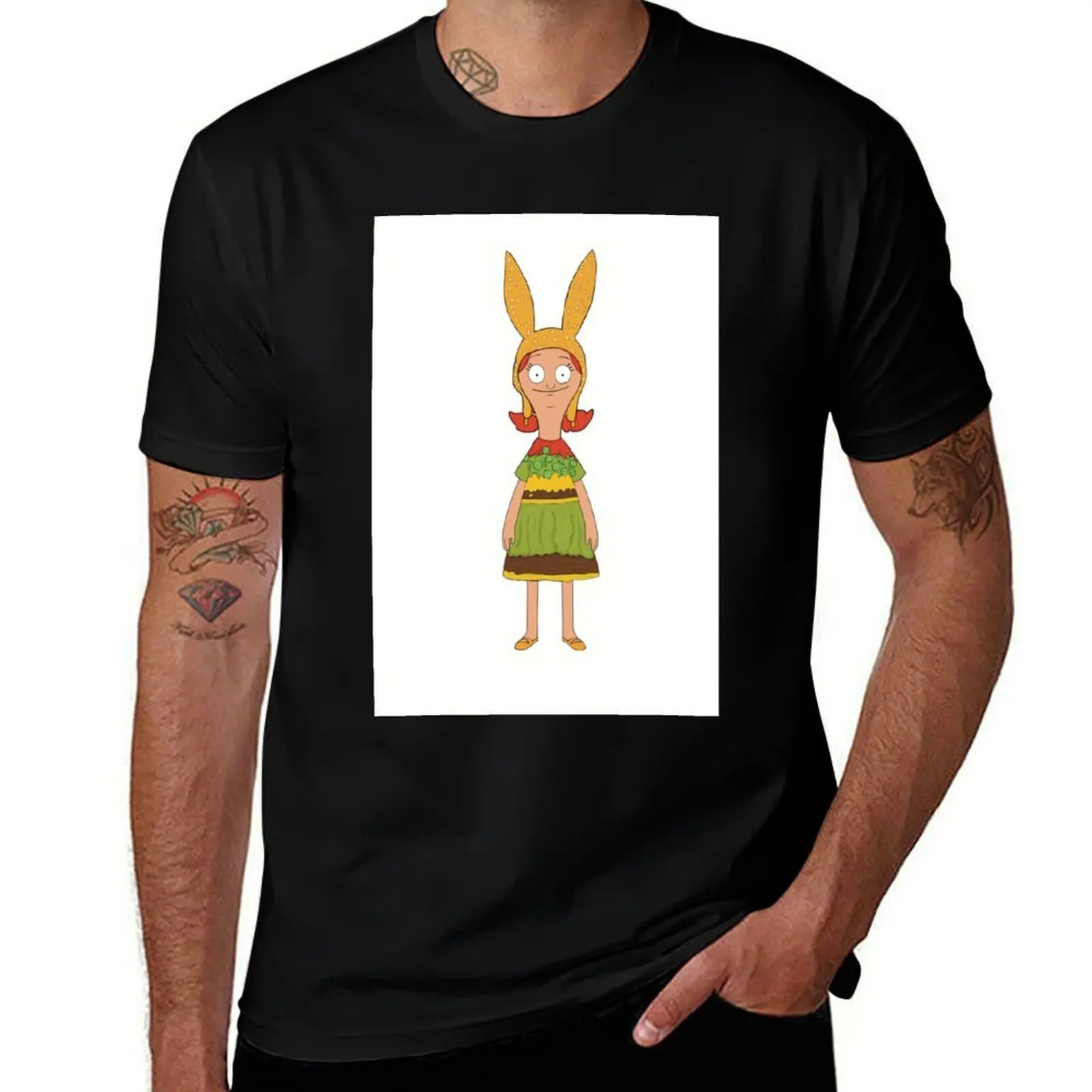 

Double Cheese Louise Bobs Burgers Inspired T-Shirt man t shirt anime clothes clothes new gifts and t-shirts mens fashion