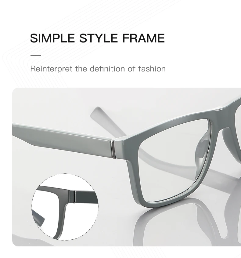 JMISUS Square Progressive Multifocal Glasses for Men Photochromic Lenses for Near and Far Vision Prescription Sunglasses Outdoor