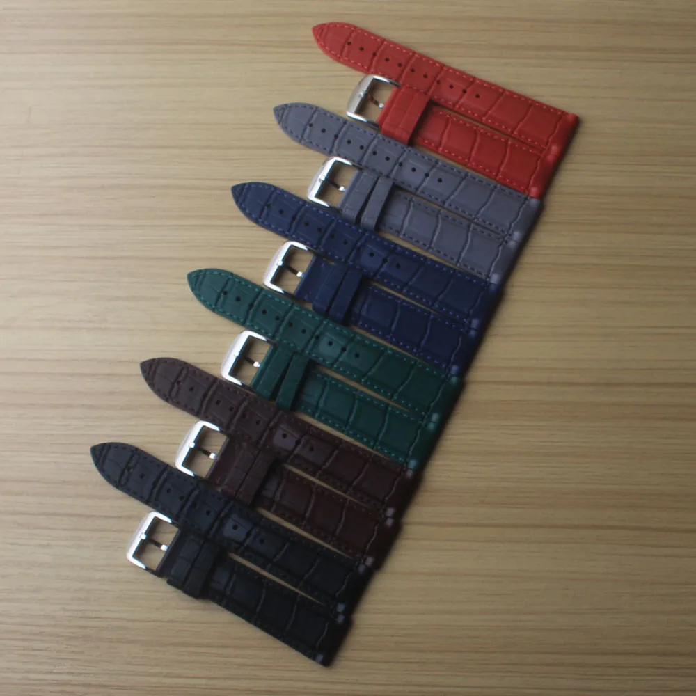 Watchband bamboo pattern grain strap suitable for Omega rolex tudor watches accessories 20mm 21mm 22mm quick release replacement