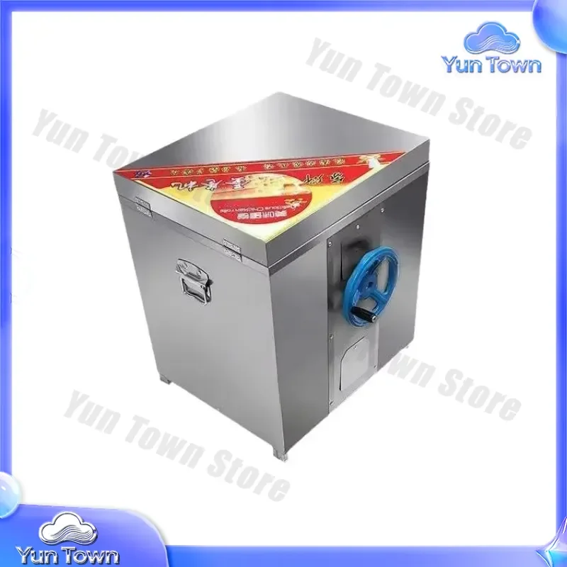 Commercial Egg Roll Machine for Ice Cream Cone Maker Rotating Stainless Steel Non-Stick Six-Sided Thickened Waffle Iron