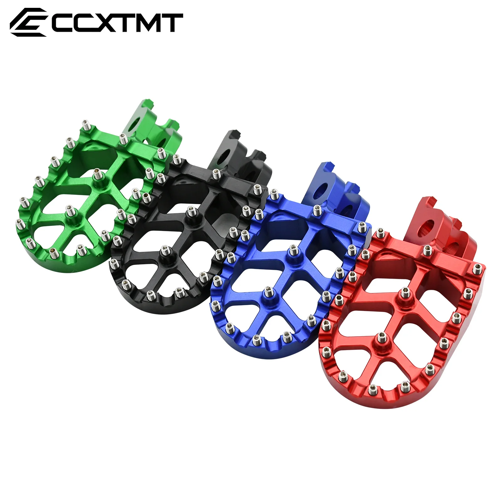 Motorcycle CNC Aluminum Foot Pegs Rests Pedals Footpegs For Honda CR125R CR250R CRF150R CRF250R CRF250X CRF450R CRF450X CRF450L