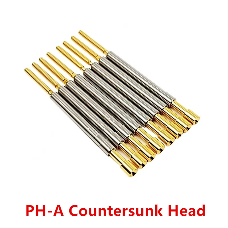 100PCS Testing Contact Probes Pin PH-1H PH-1A PH-1Q1 PH-1D PH-1E PH-1G PH-1J PH-1B Retractable Spring Test Probe Pogo Pinx
