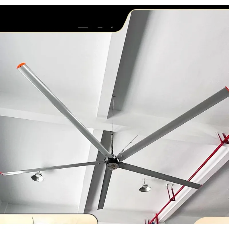 Large industrial fan Ceiling Large wind permanent magnet 7 meters 3 Factory RV warehouse High power energy ceiling fan