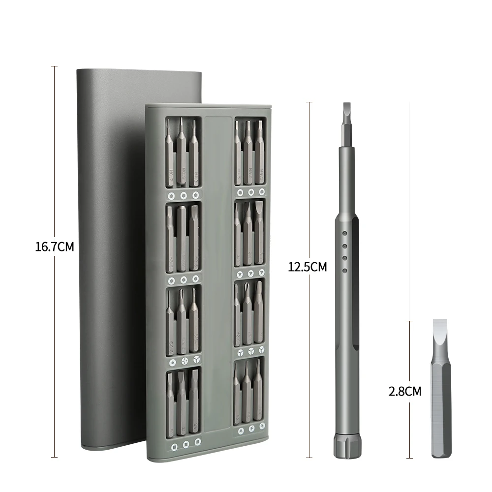48-in-1 precisieschroevendraaierset Draagbaar handgereedschap Handmatige kit Draadloos draadloos magnetisch klein bit voor Xiaomi mobiele telefoon Nieuw