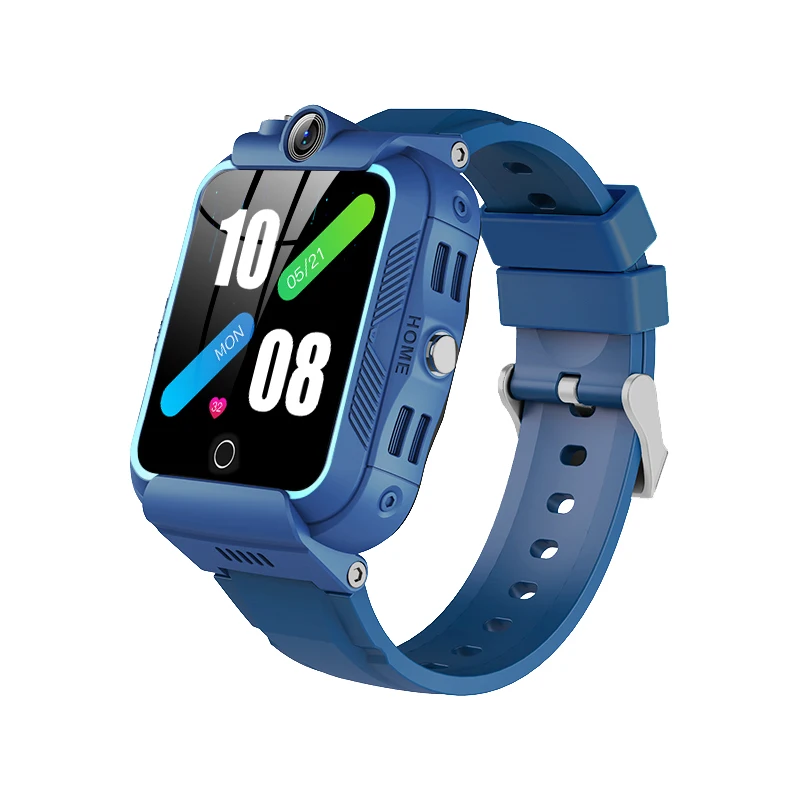 Kids Smart Watch 4G Sim Card SOS Phone Call GPS Positioning 8GB ROM APP Store HD Dual Camera Face ID IP67 Waterproof 3Days Work