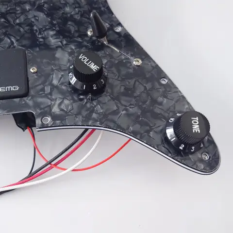 Förkopplade ST-plektrumskyddsset HH Humbucker aktiva mickar för ST-gitarrer Reservdelar 8 best sales aktiv upphämtning - №2