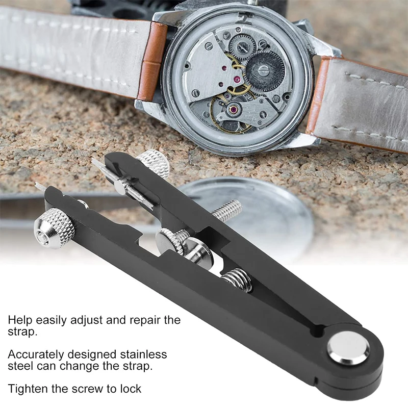 

Watchband Opener Replace 6825 Spring Bar Connecting Pin Remover Tool Disassembly Assembly Of Watch Strap Adjuster Repair Tools