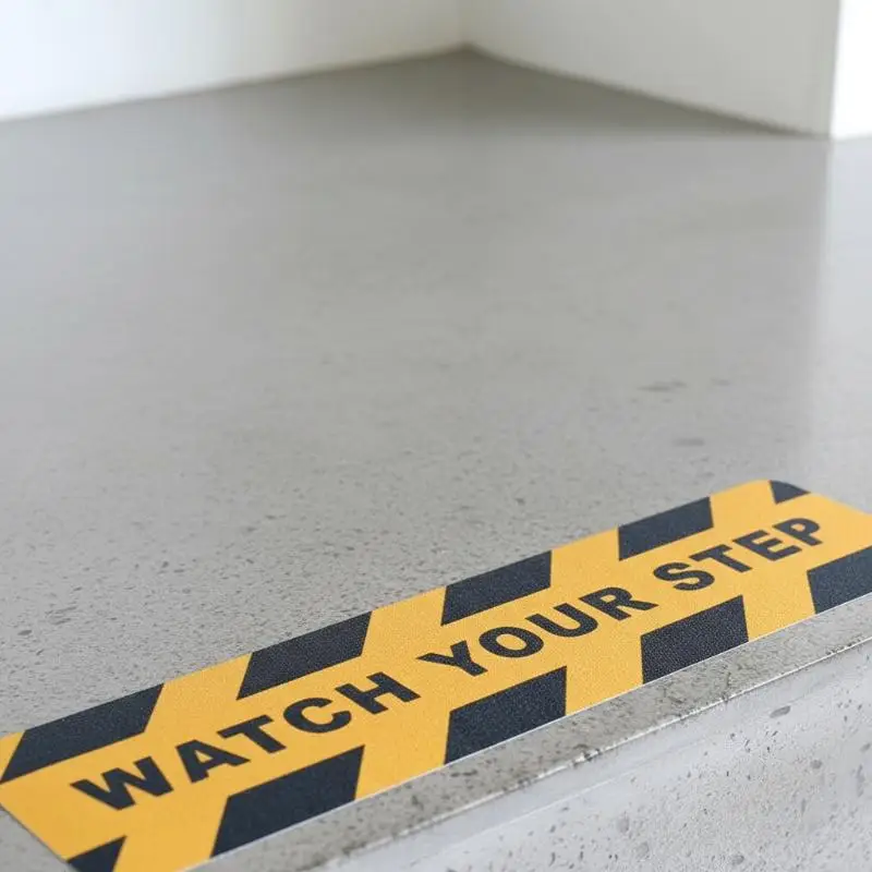 Stair Safety Sign Stickers  Visual Staircase Decals for Hospital Factory Office Use Prevent Slips and Falls