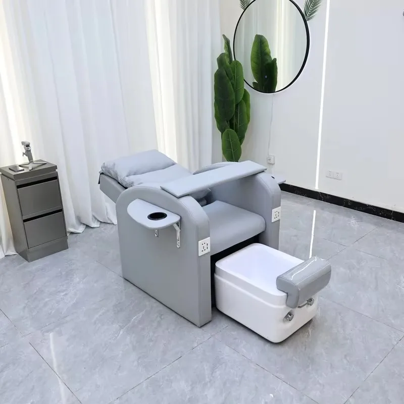 Benodigdheden Manicuretafel Verstelbare rugleuning Pedicure Voet Spa Stoel Trillingsmassage Functie Pipeless Jet-systeem