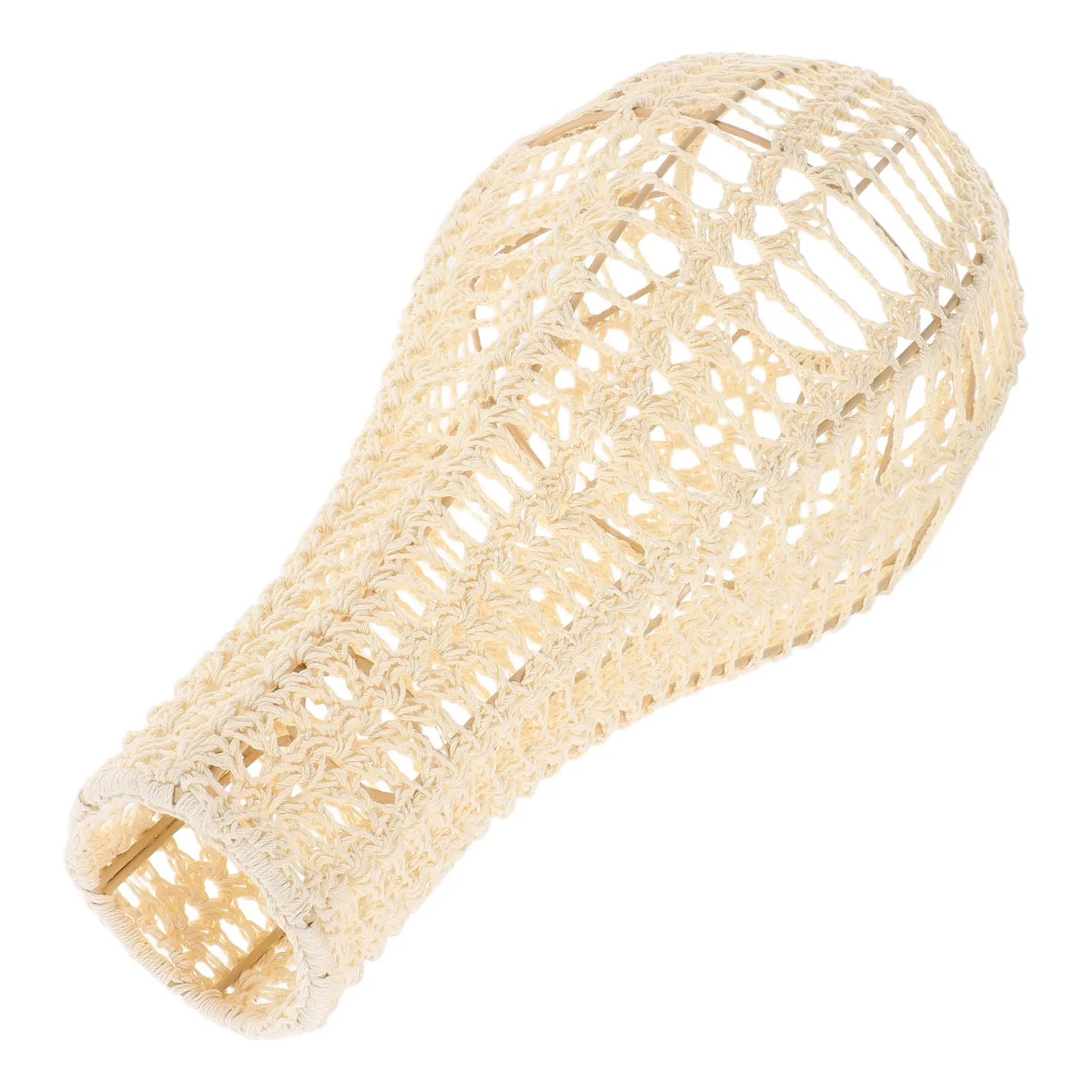 Cotton Rope Woven Drum Lampshade for Ceiling Pendant, Floor & Table Lamps – Handmade Natural Home Decor