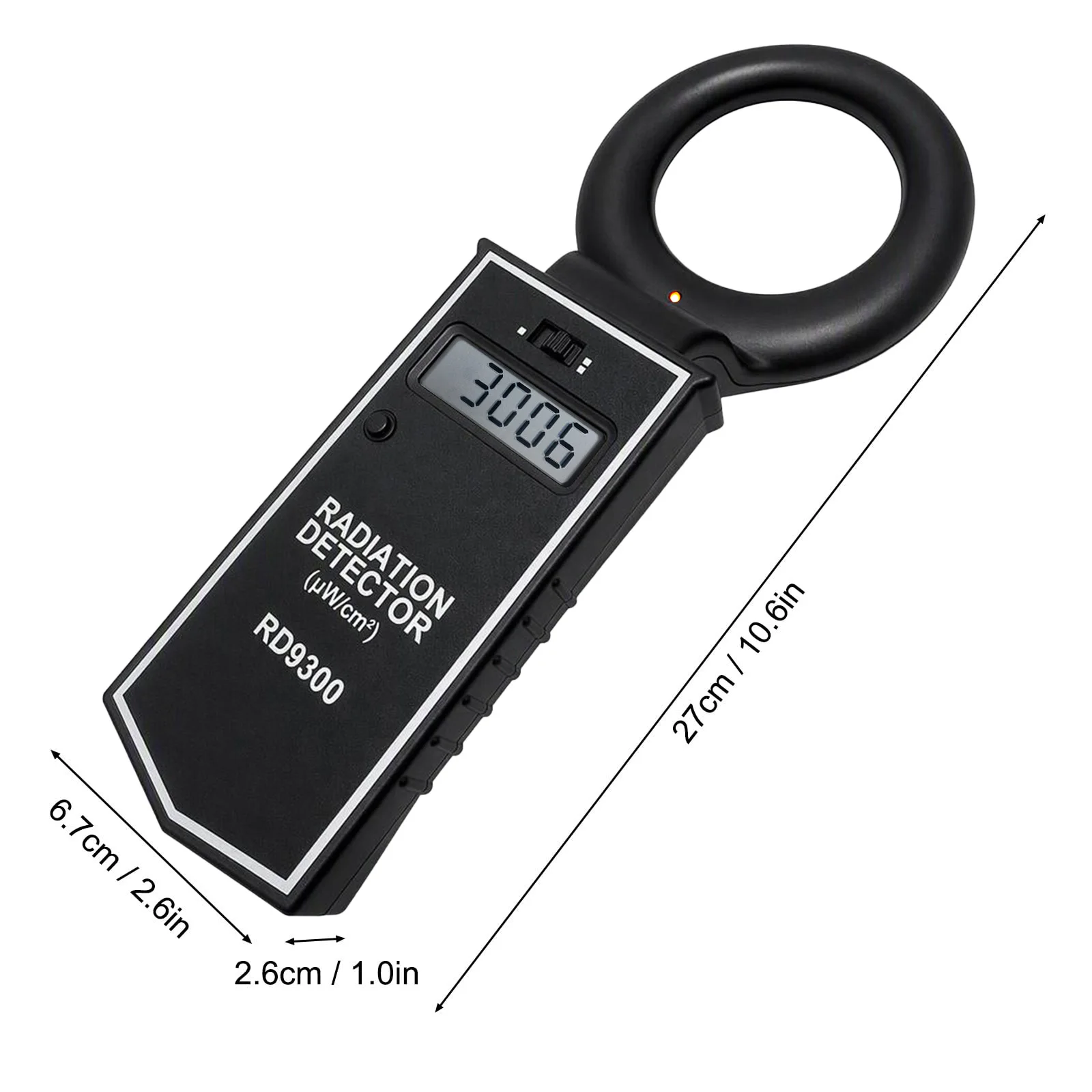 Radiation detector low-frequency and high-frequency electromagnetic field tester