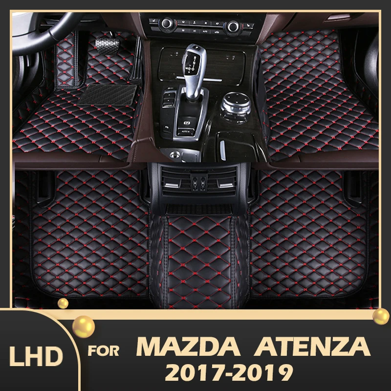 

Car Floor Mats For Mazda Atenza 2017 2018 2019 Custom Auto Foot Pads Automobile Carpet Cover Interior Accessories