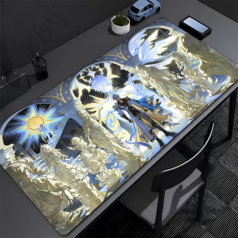 Mouse Pad Computer Honkai Star Rail Phainon Extended Desk Mat Laptop Cool Anime Gamer Keyboard Pad Gaming Accessories Mousepad