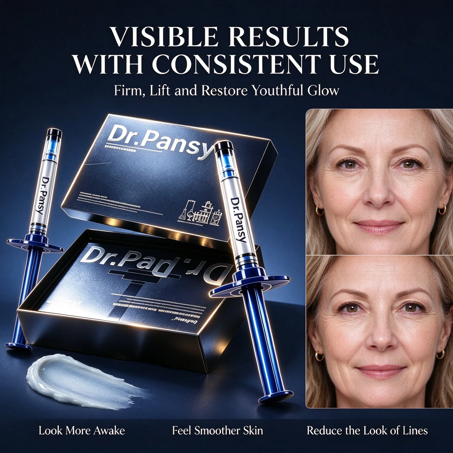 Dr.Pansy Pro-Xylane Anti-Wrinkle Firming Face Cream 1.5g Sample  3