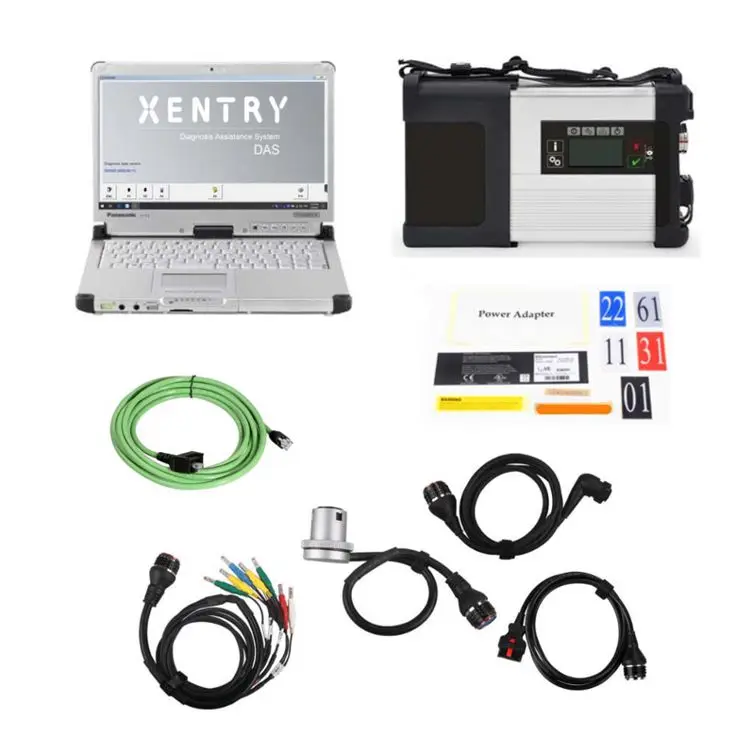 

2023.06 MB SD Connect C5 Star Diagnosis Tool With DOIP Plus CF-C2 Laptop With Vediamo And DTS Software