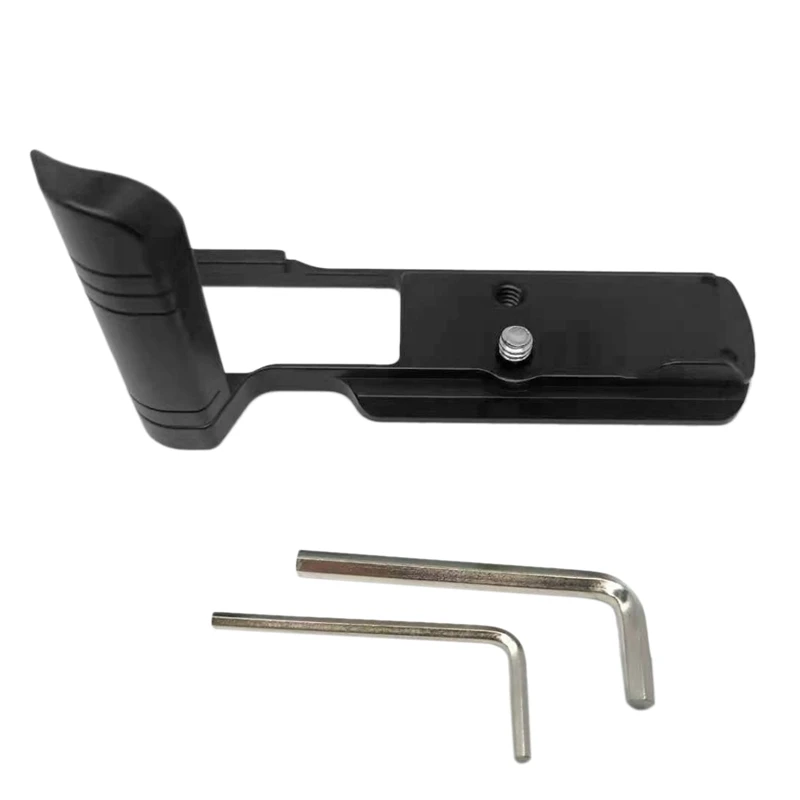 

L Bracket Camera,Hand Grip Quick Release Plate L Bracket For Panasonic Lumix GX9/GX85/GX80/GX7III Camera L Bracket-AC37