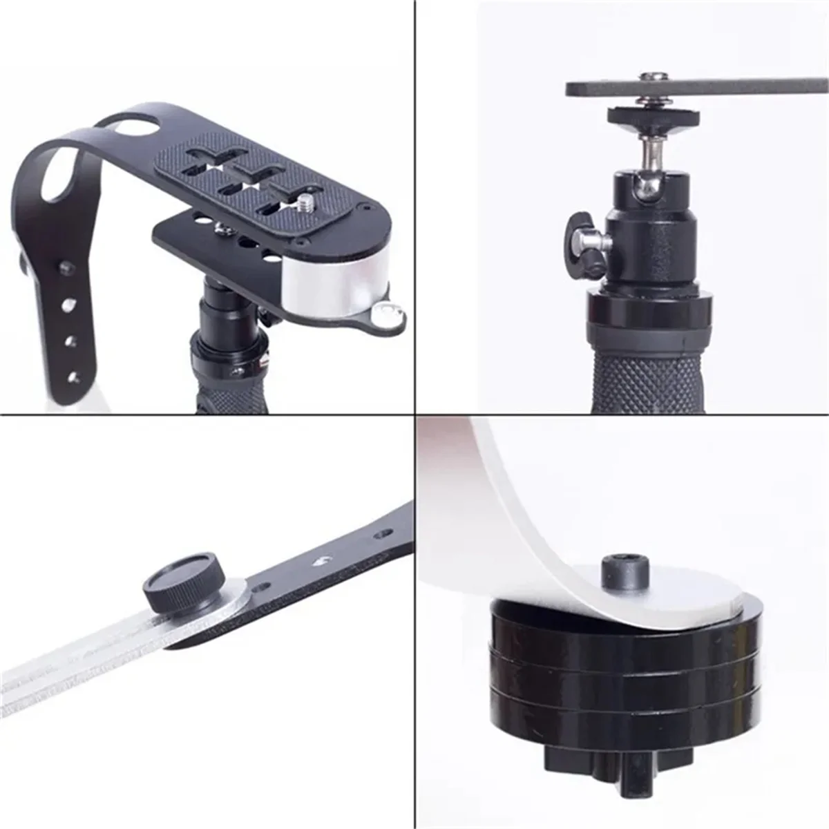 L68ADigital Camera Stabilizer Aluminum Alloy Rotating Adjustable Camera Accessories Slr Stabilizer for Slr Dv