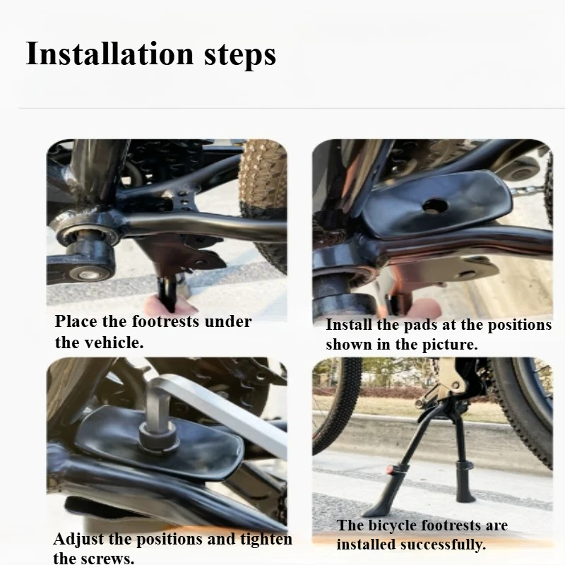 Adjustable Bicycle Mountain Bike Kickstand center stands for vertical bicycle double leg stand Dual Kickstand Alloy Steel