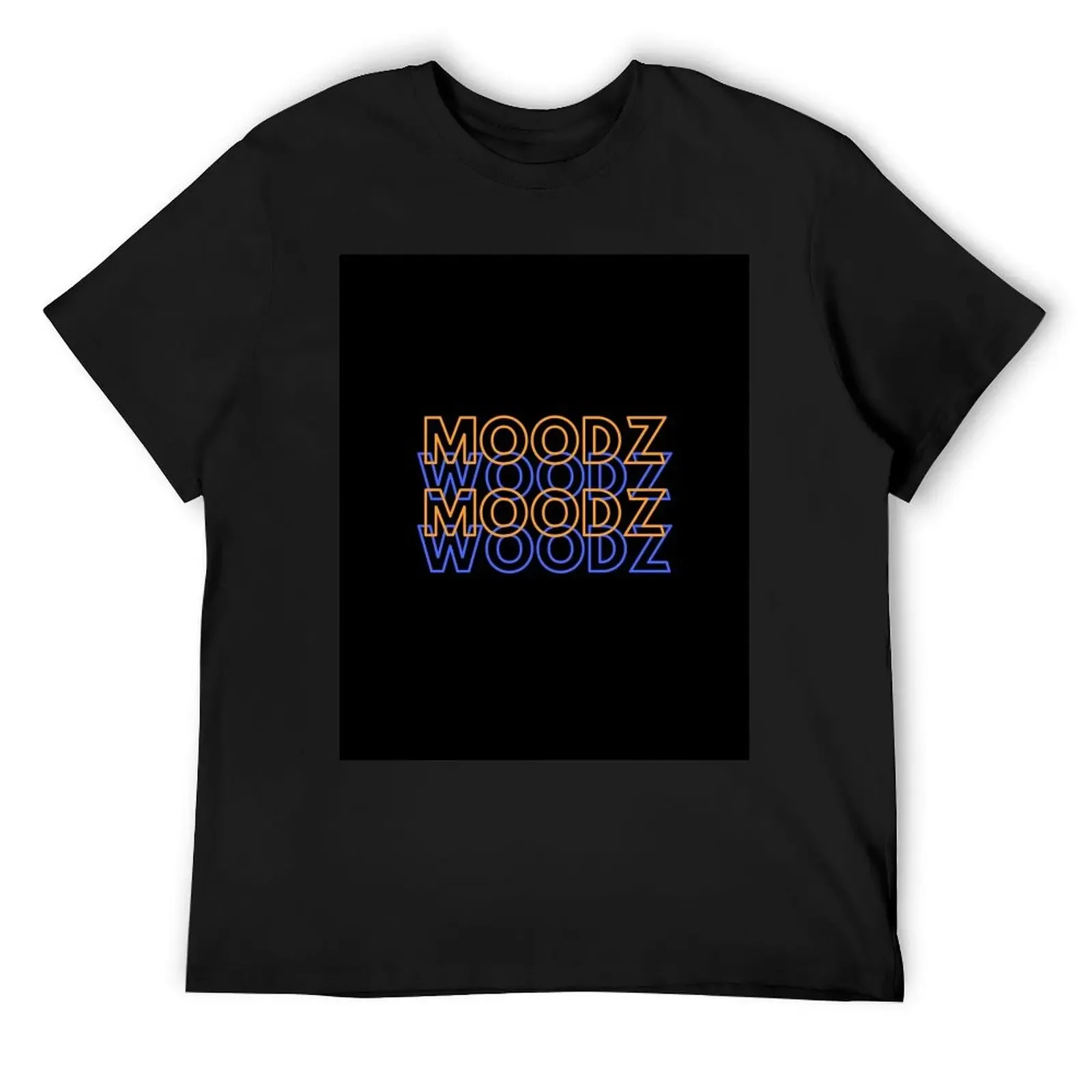 

Футболка WOODZ & MOODZ, роскошная футболка с аниме, винтажные футболки, мешковатые рубашки, тренировочные рубашки для мужчин