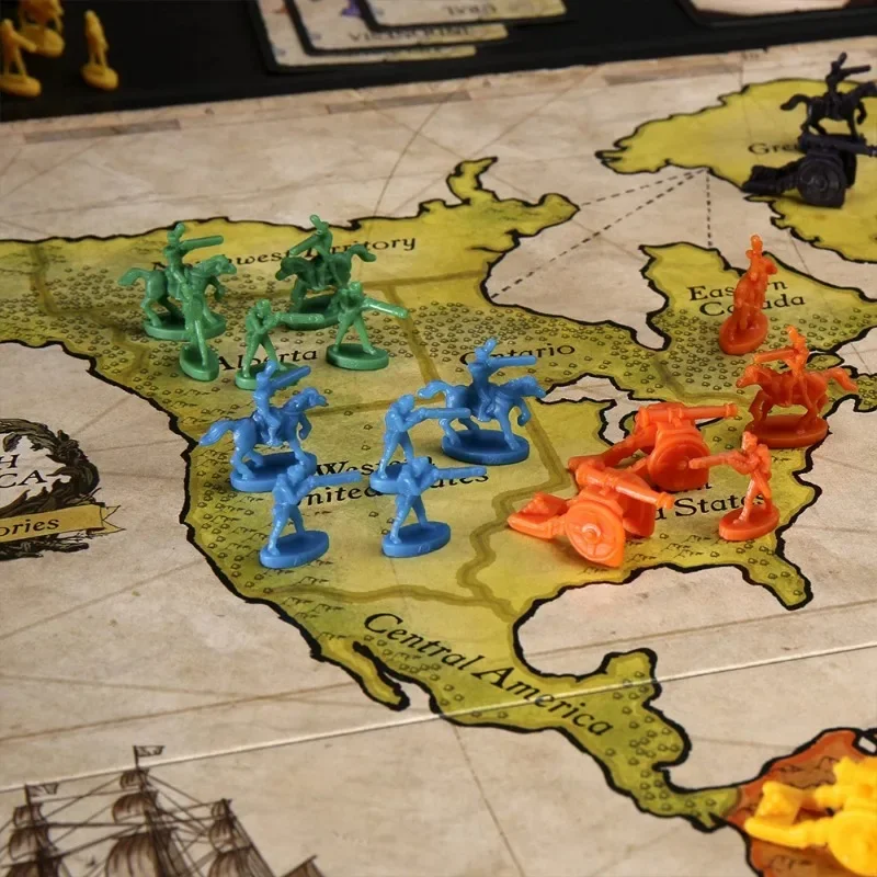 Board Games Risk - Game of Strategic Conquest - 2 To 5 Players - Family Board Games - Ages 1